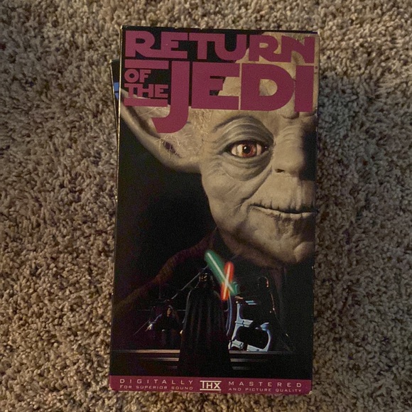 STAR WARS Trilogy Vintage VHS Set - Picture 5 of 10